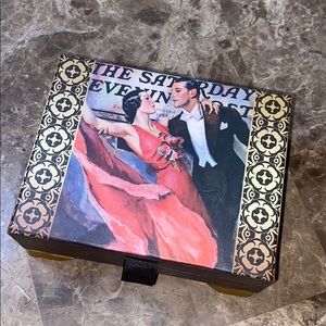 Retro Keepsake Note Paper Box w/ Pencil
